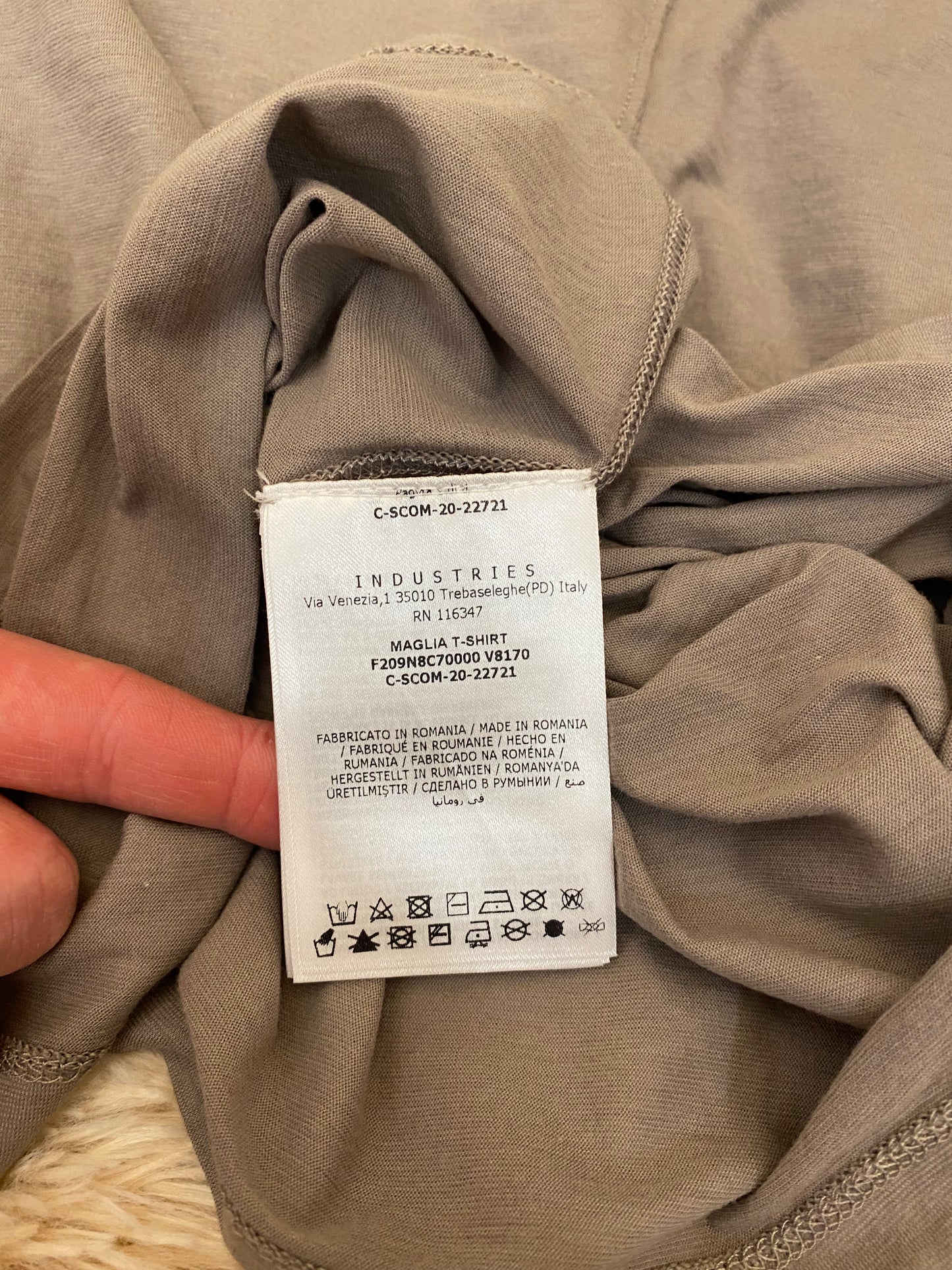 MONCLER X RICK OWENS TEE