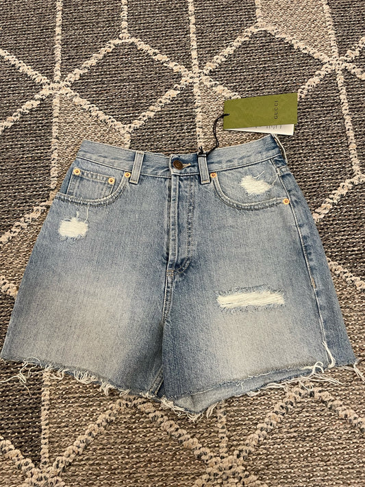 GUCCI DENIM SHORTS