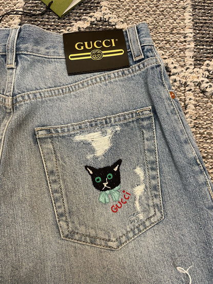 GUCCI DENIM SHORTS