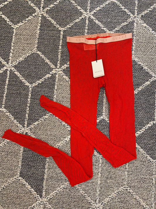 GUCCI RED TIGHTS