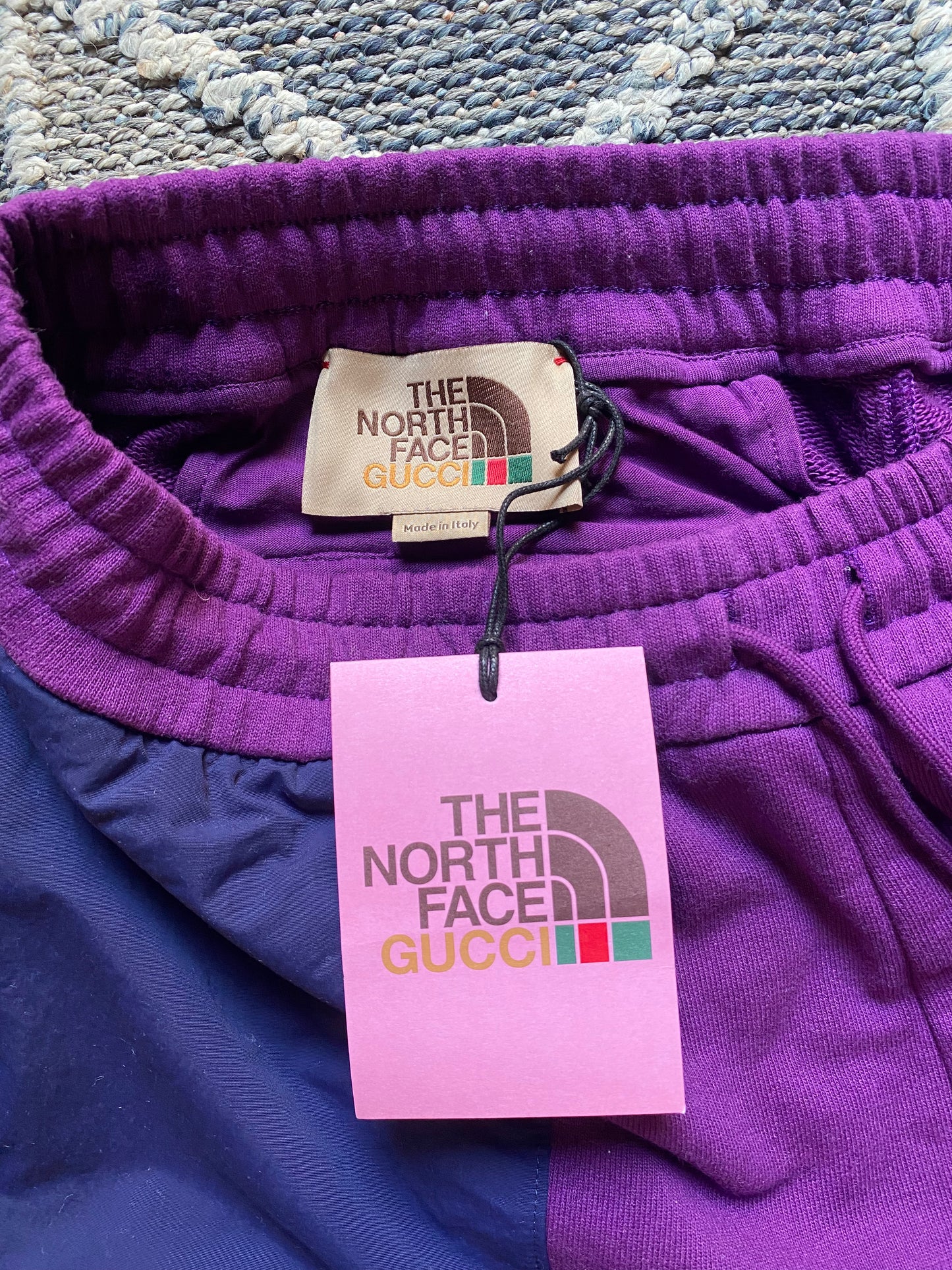 GUCCI X TNF JOGGERS