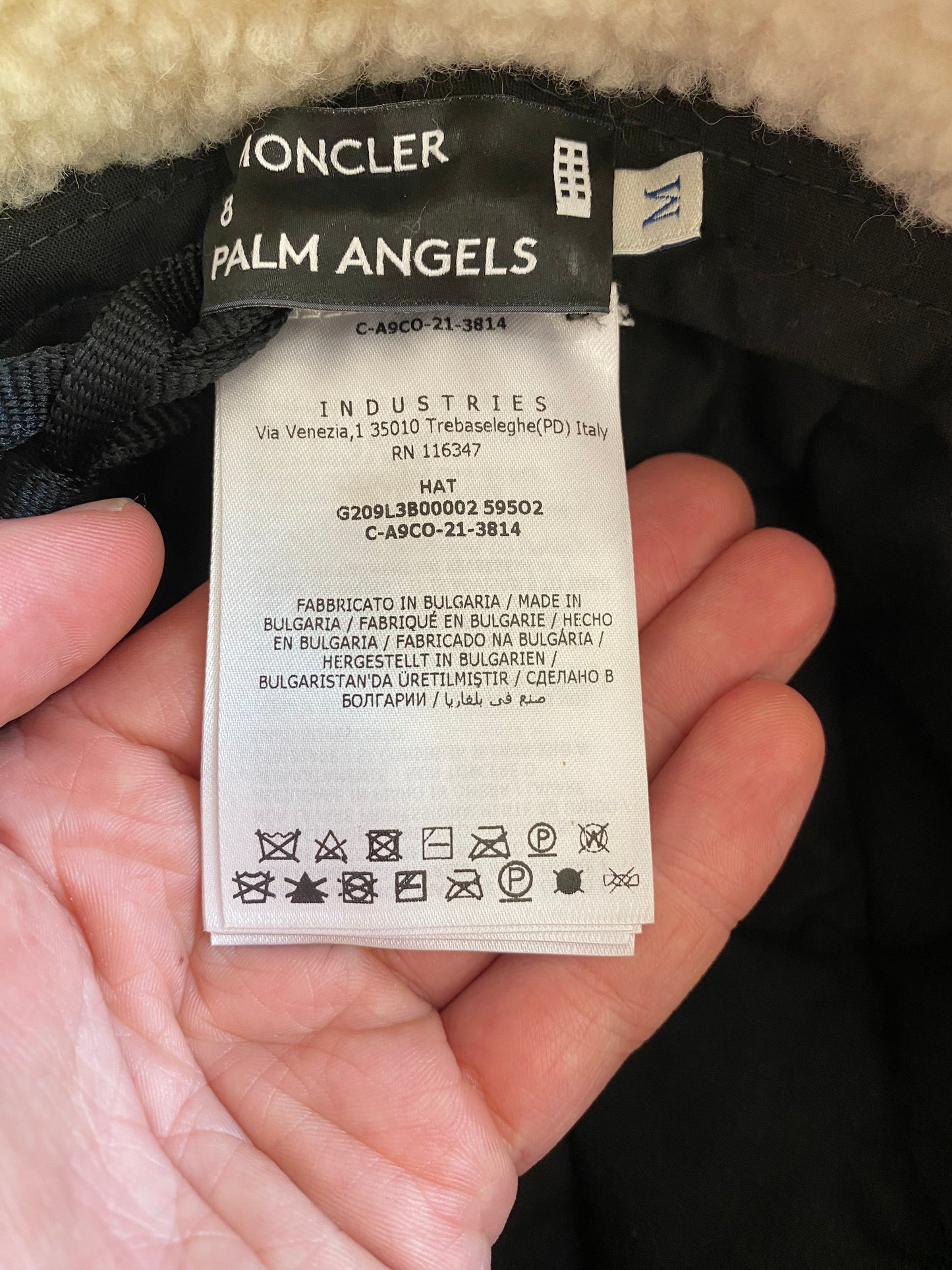 MONCLER X PALM ANGELS HAT